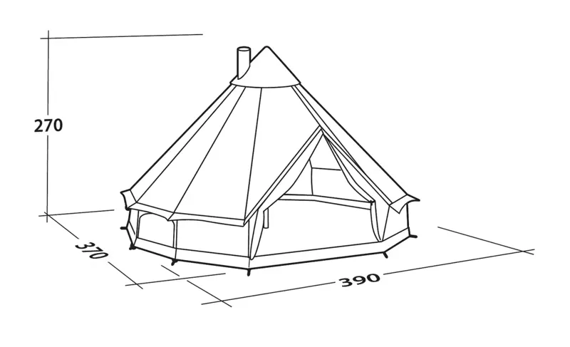 Robens Klondike Tent in Beige-4