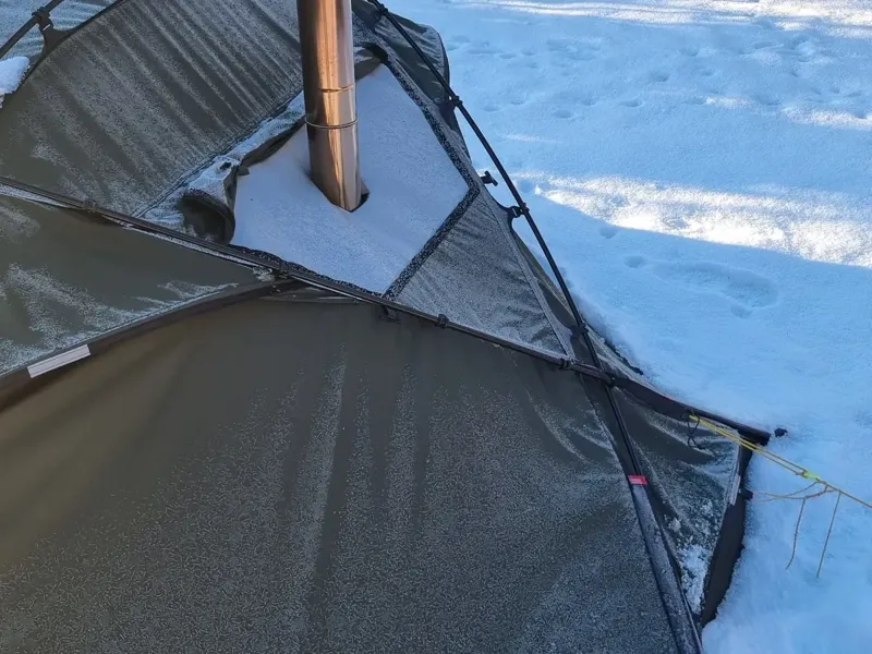 Nortent Vern 2 Silnylon 4S Tent with Footprint in Army Green-8