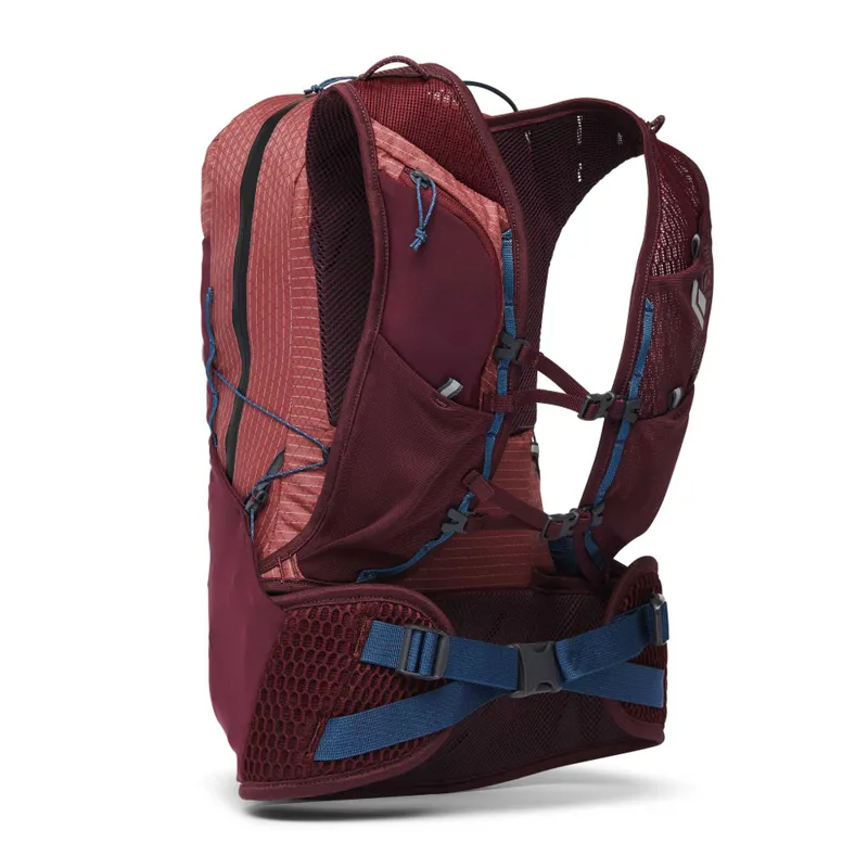 Black Diamond Pursuit 15 Backpack Womens in Cherrywood/Ink Blue-3