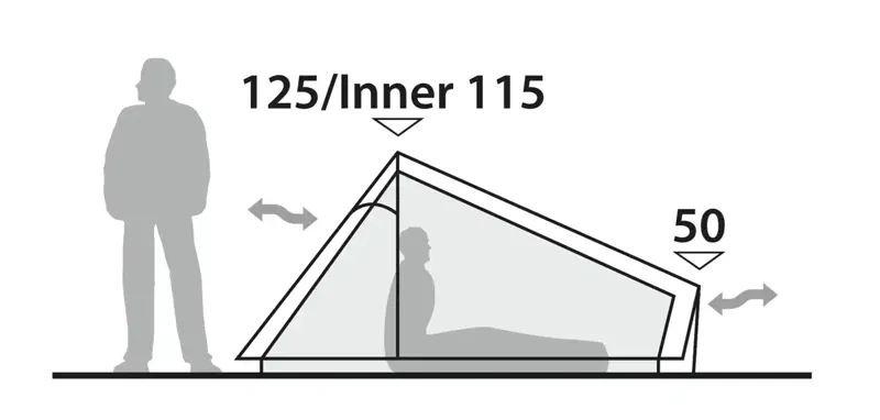Robens Via 1 UL Tent in Orange-6