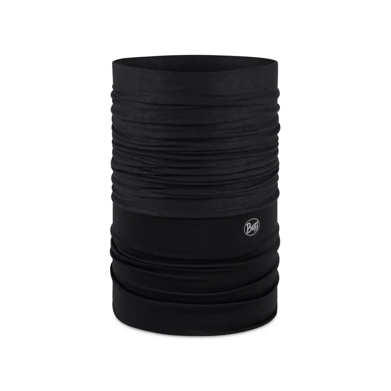 Buff Windproof Neckwear in Solid P Black