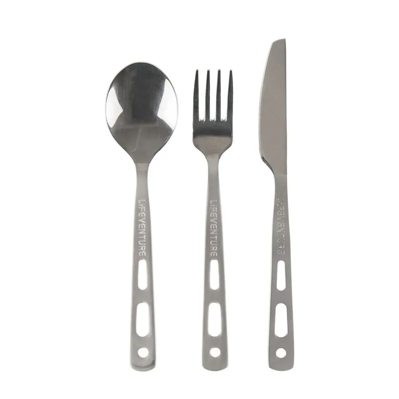 Lifeventure Stainless Steel Basic Cutlery Set