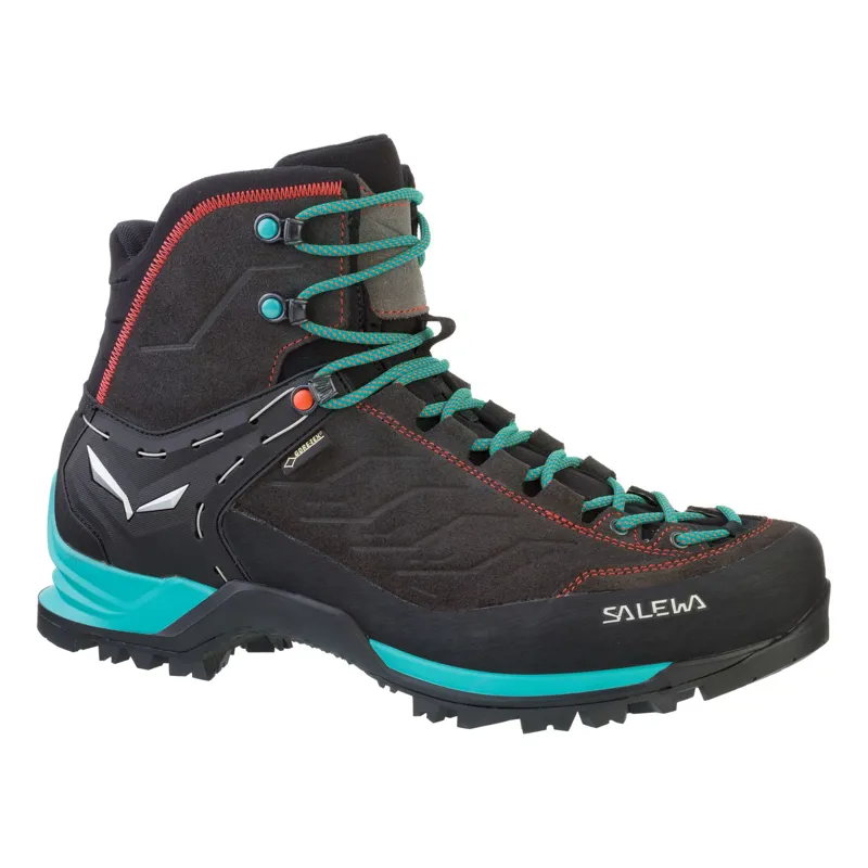Salewa Mountain Trainer Mid GTX Women's in Magnet/VI Ridian Green