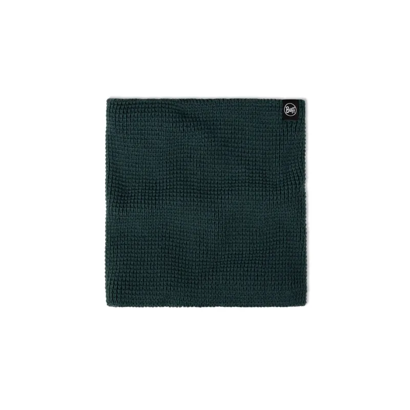 Buff Knitted and Fleece Neckwarmer in Naro Teal-1
