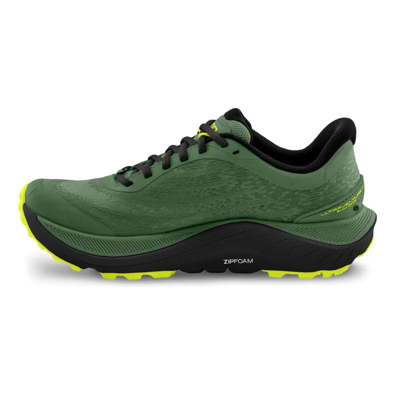 Topo Ultraventure 4 Men's Trail Running Shoes in Green/Black-3
