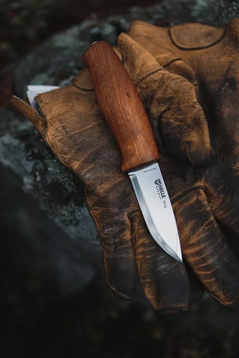 Helle Skog Carving Knife in Brown-3