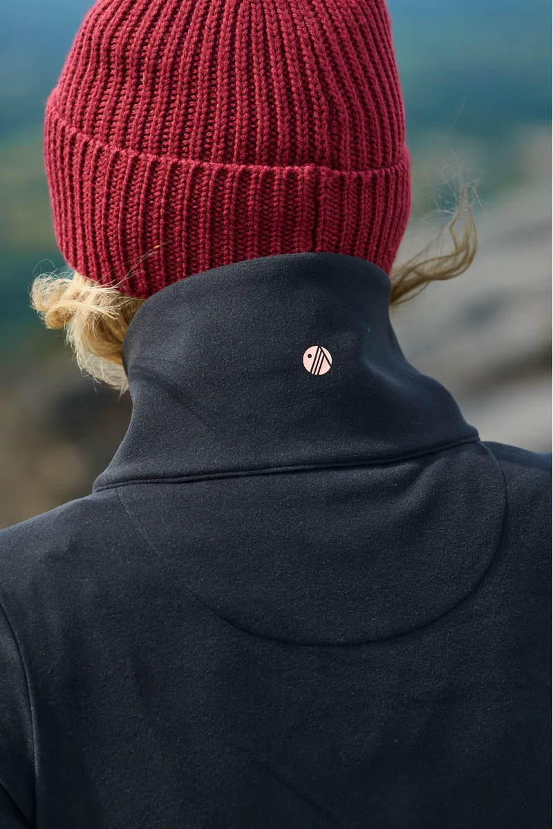 Acai Endurasoft Quarter Zip Fleece Womens in Black-4