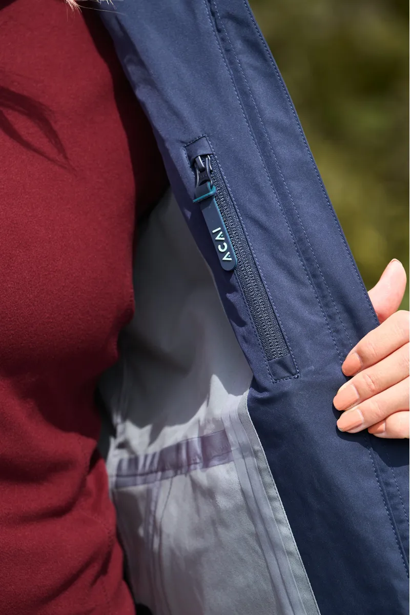 Acai Rainscape Jacket Womens in Deep Navy-11