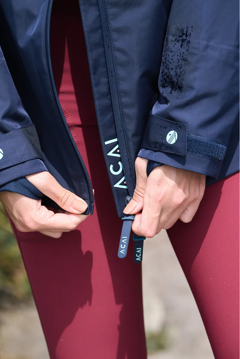 Acai Rainscape Jacket Womens in Deep Navy-4