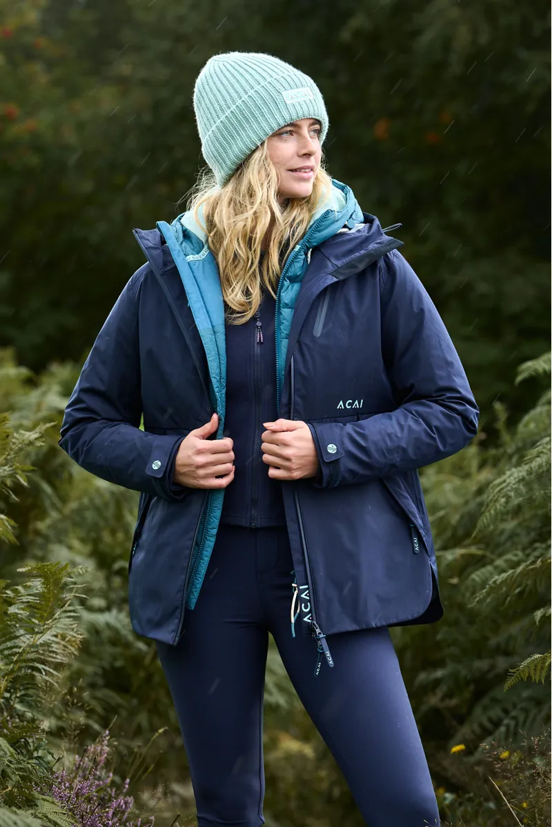 Acai Rainscape Jacket Womens in Deep Navy-6