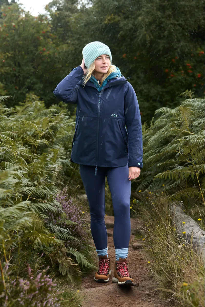 Acai Rainscape Jacket Womens in Deep Navy-3