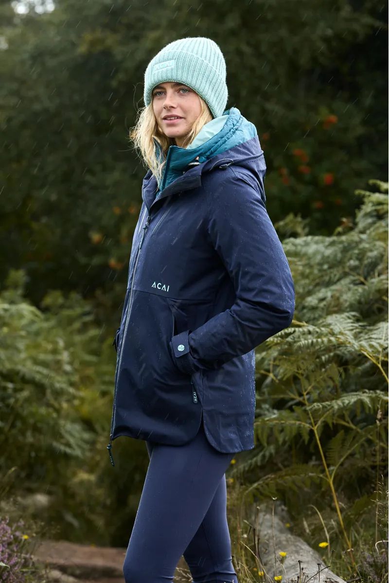 Acai Rainscape Jacket Womens in Deep Navy-7