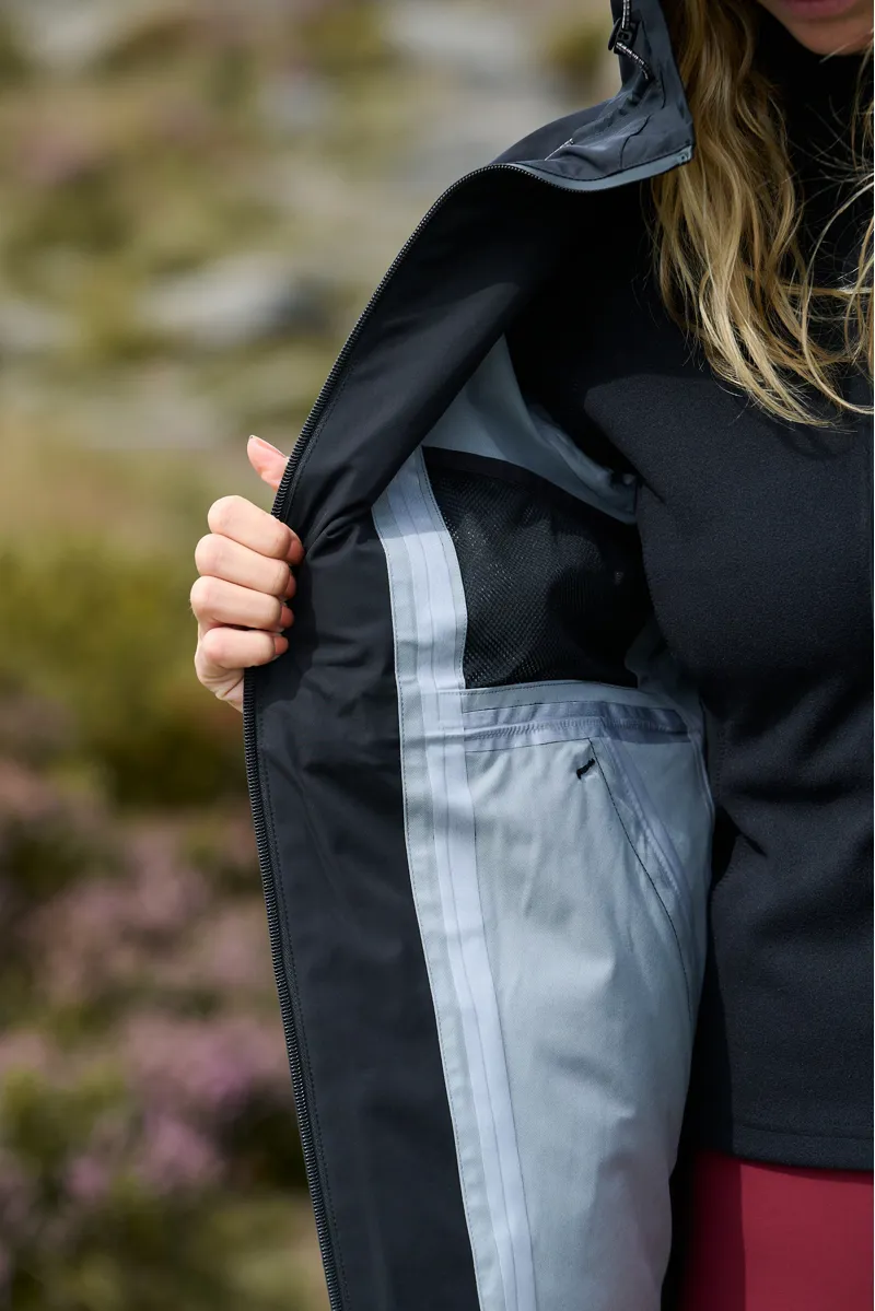Acai Rainscape Waterproof Jacket Womens in Black-9