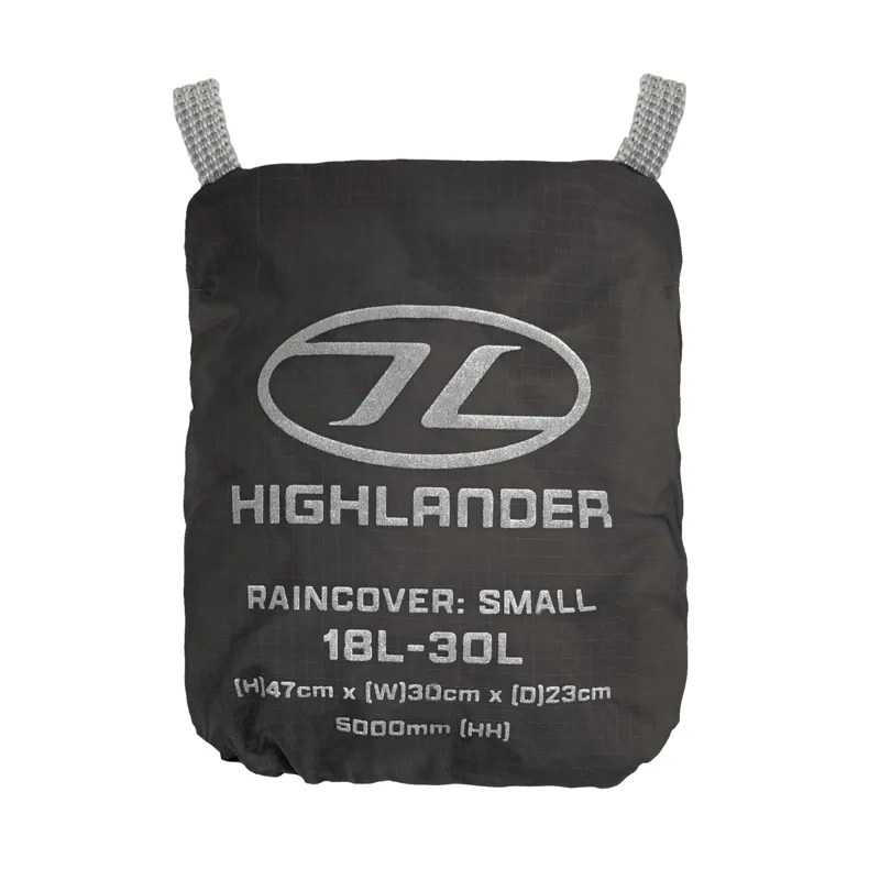 Highlander Ducks Back Raincover Small 18-30L in Black-2