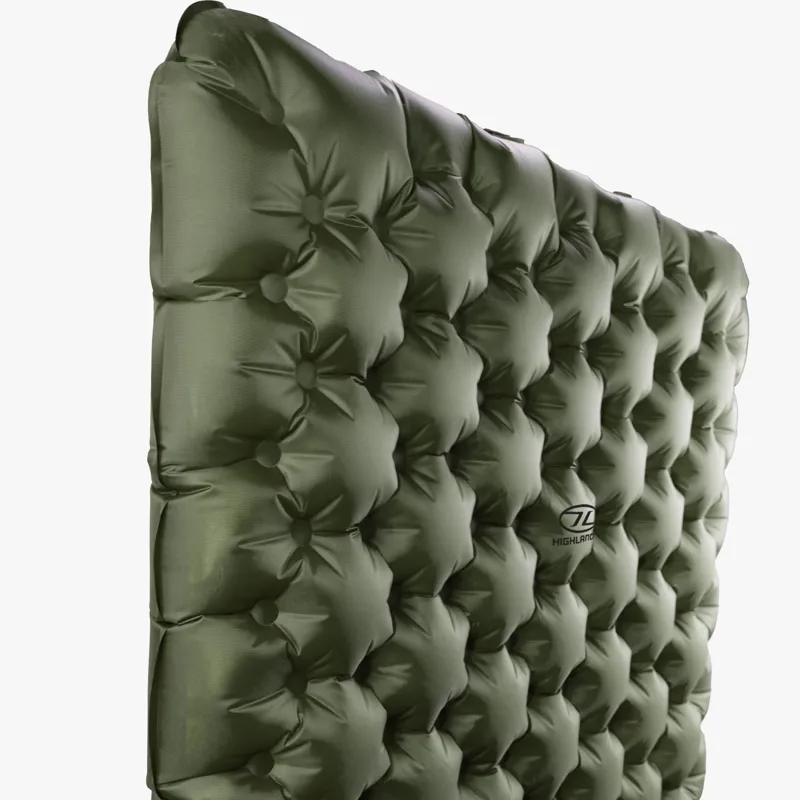 Highlander Nap-Pak Arctic R11 Inflatable Sleeping Mat in Olive Greeb-3