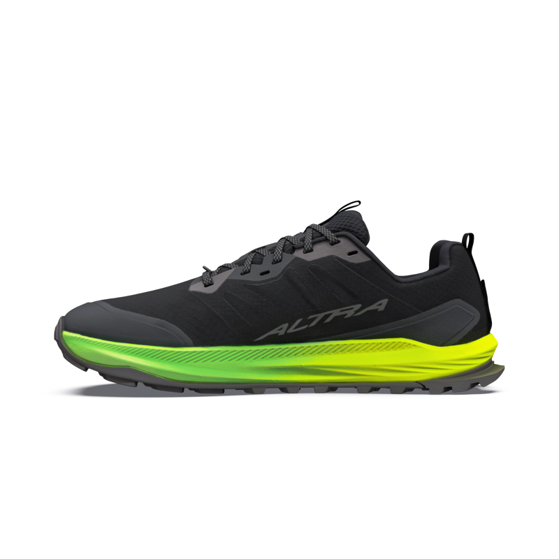 Altra Lone Peak 9+ Trail Running Shoes Mens in Black/Dark Gull Grey-3