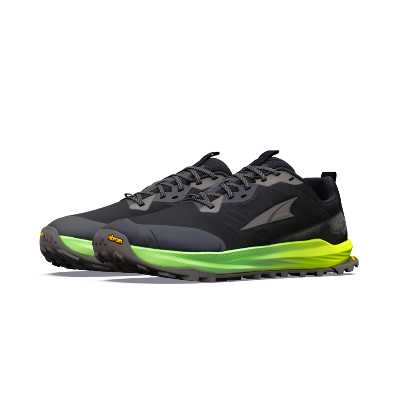 Altra Lone Peak 9+ Trail Running Shoes Mens in Black/Dark Gull Grey-4