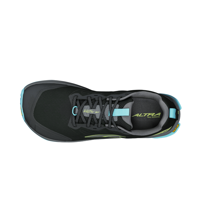 Altra Lone Peak 9+ Trail Running Shoes Mens in Black/Lime-3