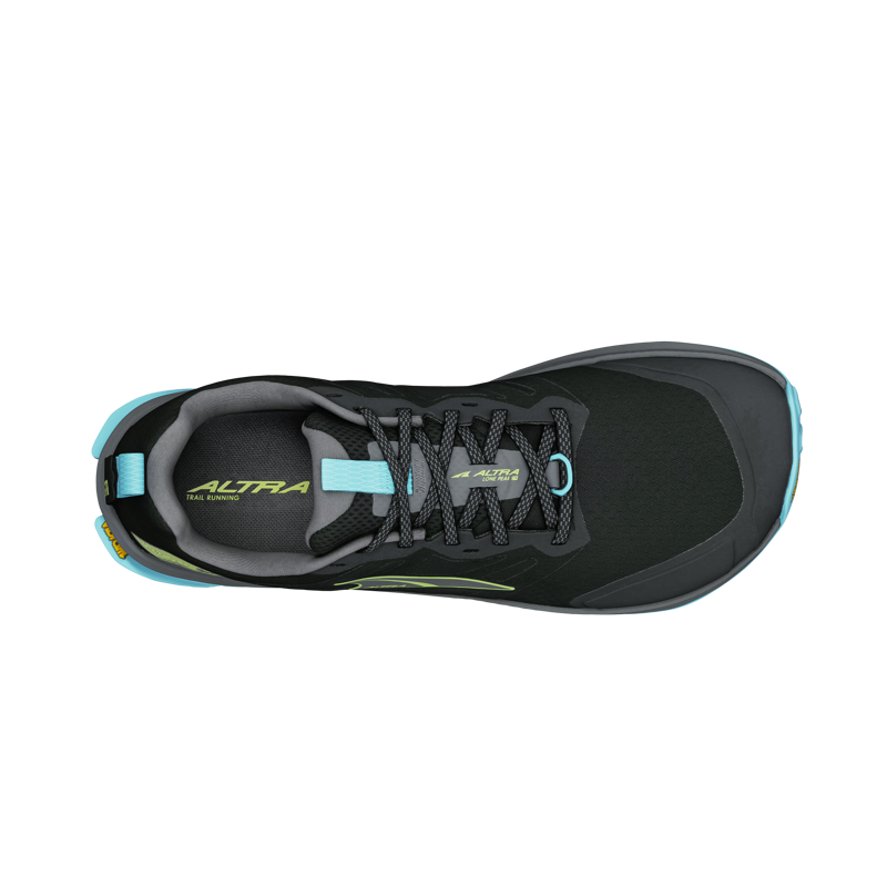 Altra Lone Peak 9+ Trail Running Shoes Mens in Black/Lime-7