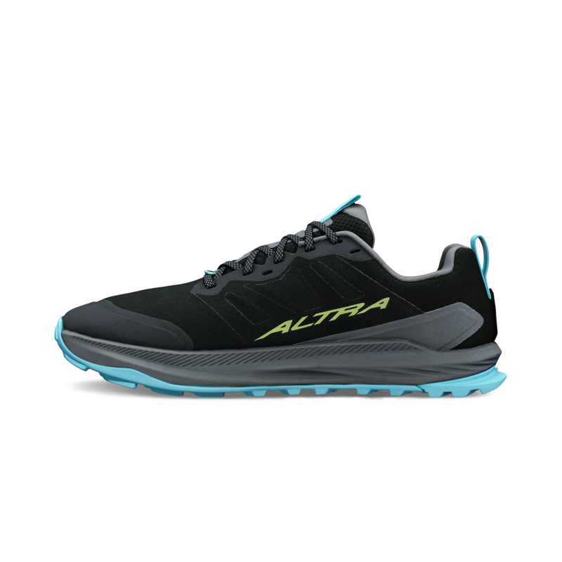 Altra Lone Peak 9+ Trail Running Shoes Mens in Black/Lime-8