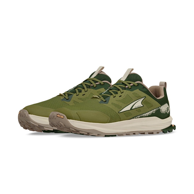 Altra Lone Peak 9+ Trail Running Shoes Mens in Green-9