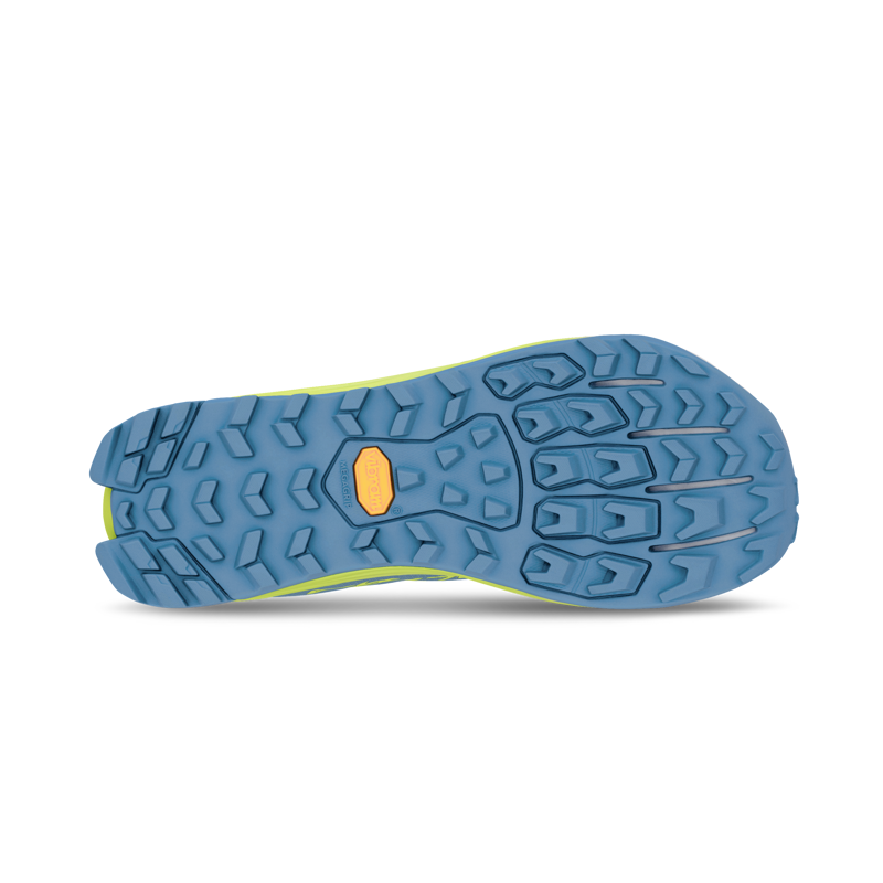 Altra Lone Peak 9+ Trail Running Shoes Womens in Blue/Lime-8