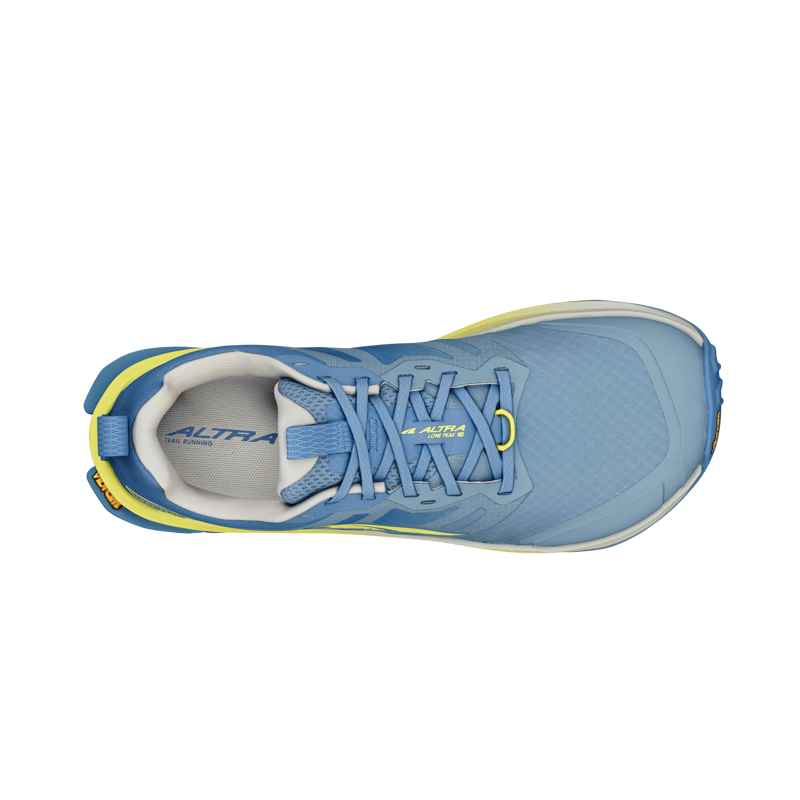 Altra Lone Peak 9+ Trail Running Shoes Womens in Blue/Lime-5