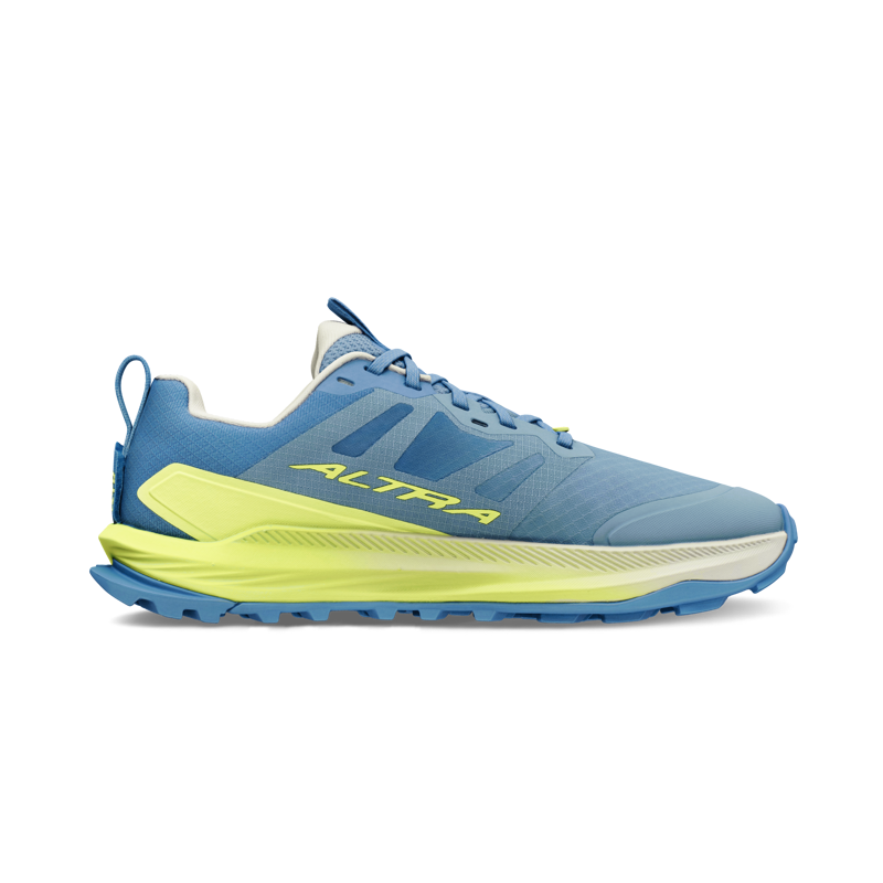 Altra Lone Peak 9+ Trail Running Shoes Womens in Blue/Lime-6