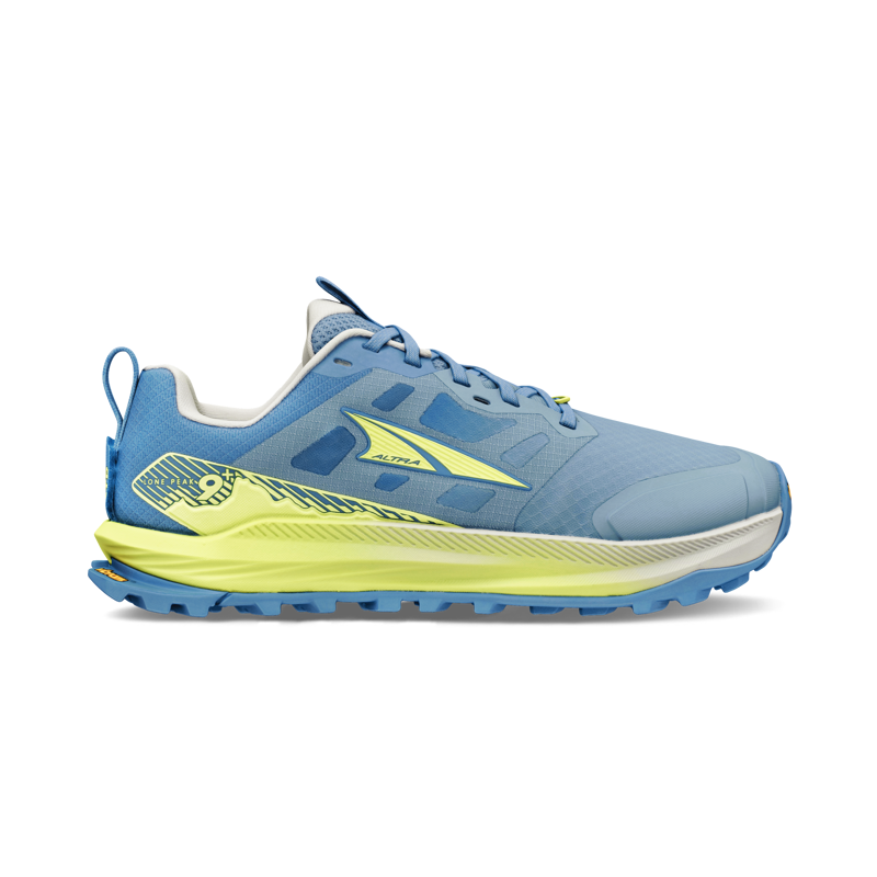 Altra Lone Peak 9+ Trail Running Shoes Womens in Blue/Lime-7