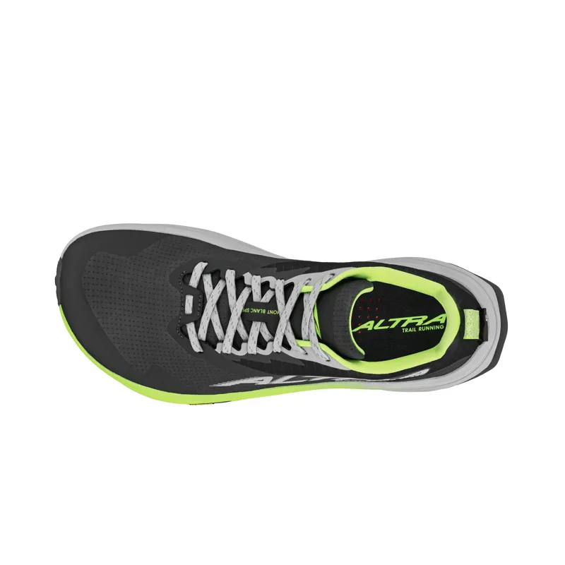 Altra Mont Blanc Speed Mens in Black/Lime-4