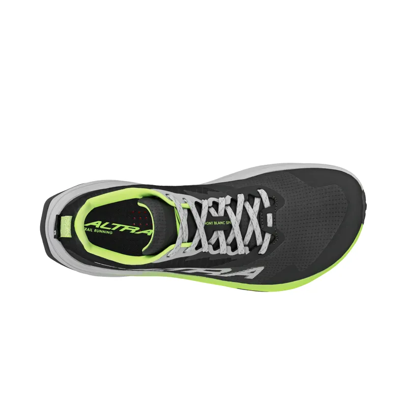 Altra Mont Blanc Speed Mens in Black/Lime-5