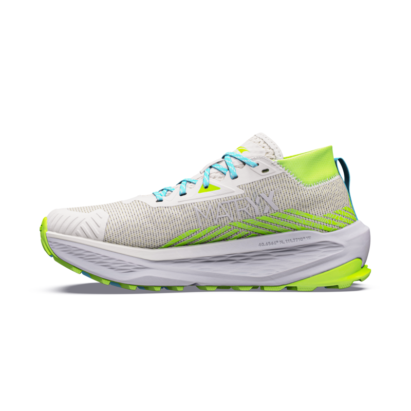 Altra Olympus 275 HiLo Trail Shoes Womens in Vaporous Grey/Bluefish-3