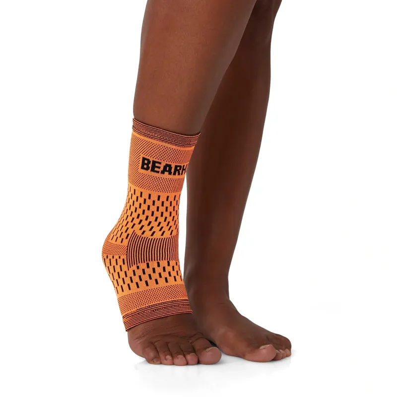 Bearhug Bamboo Ankle Compression Support Sleeve in Black-2