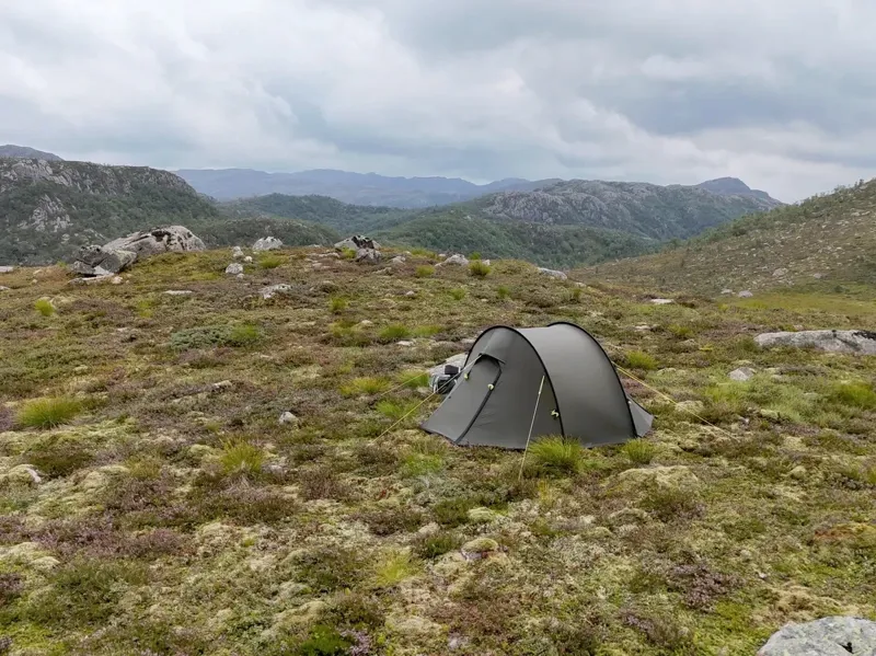 Nortent Ly 1 Silnylon 4S Tent with Footprint in Army Green-8