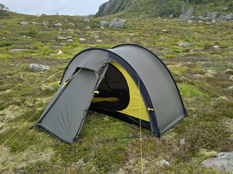 Nortent Ly 1 Silnylon 4S Tent with Footprint in Army Green