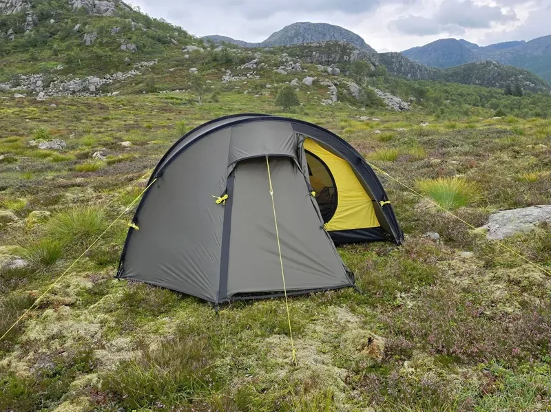 Nortent Ly 1 Silnylon 4S Tent with Footprint in Army Green-1