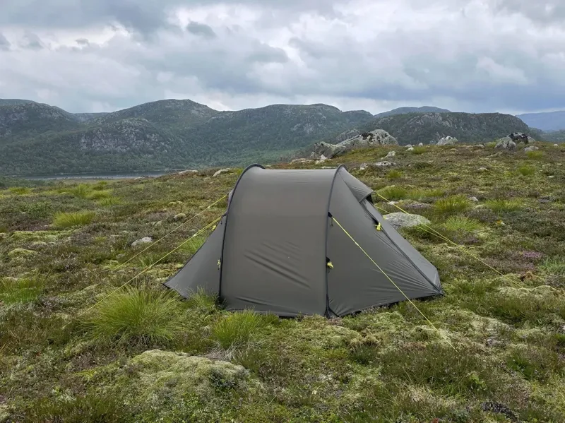 Nortent Ly 1 Silnylon 4S Tent with Footprint in Army Green-6