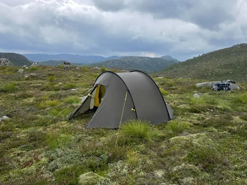 Nortent Ly 1 Silnylon 4S Tent with Footprint in Army Green-5