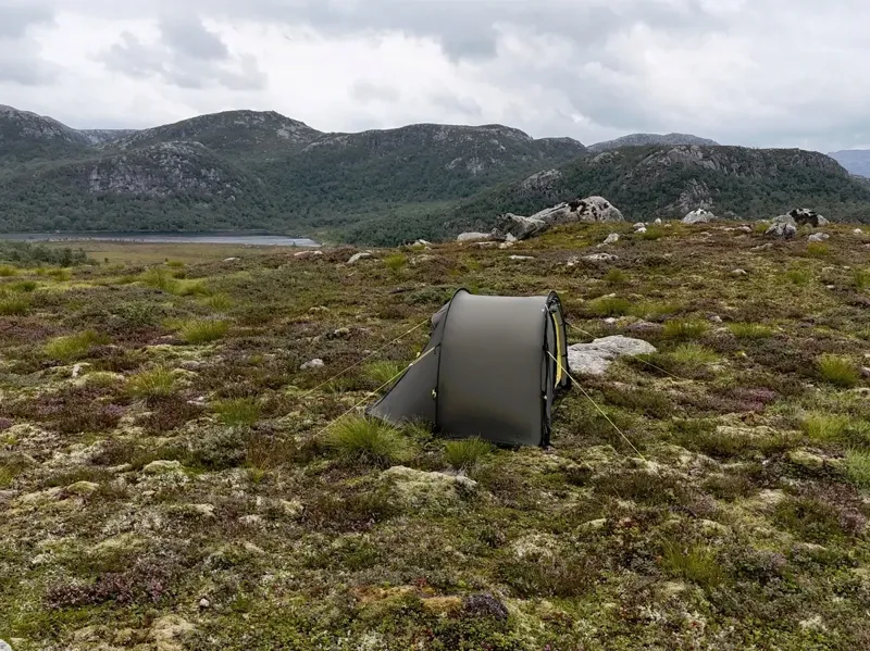Nortent Ly 1 Silnylon 4S Tent with Footprint in Army Green-7