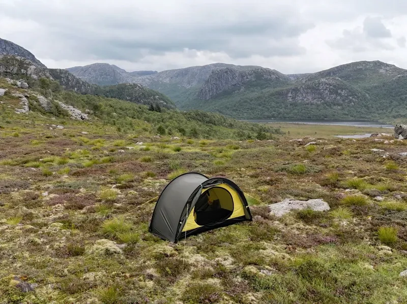 Nortent Ly 1 Silnylon 4S Tent with Footprint in Army Green-4