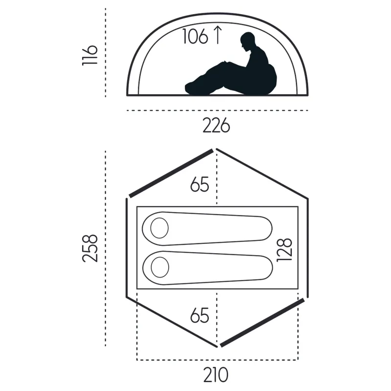 Fjallraven Abisko Friluft 2 Person Tent in Pine Green-1
