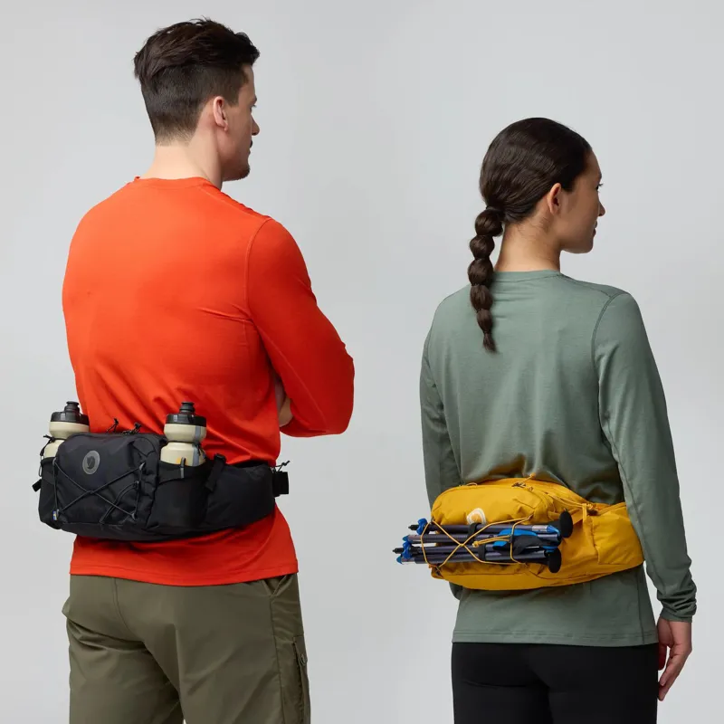 Fjallraven Abisko Hip Pack 6 in Black-7