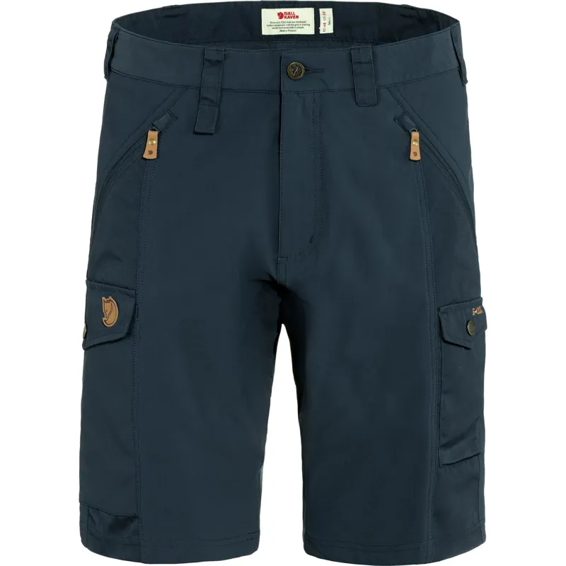 Fjallraven Abisko Hiking Shorts Mens in Dark Navy