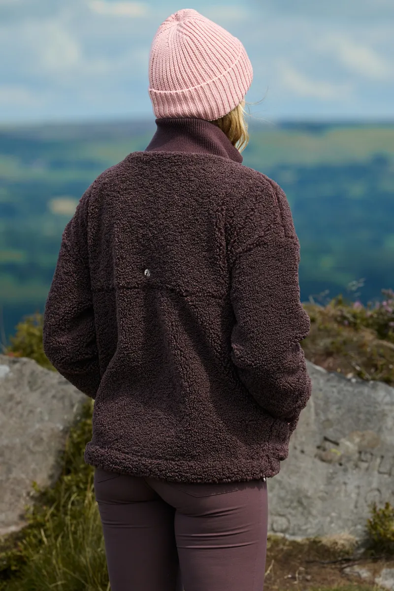 Acai Adventure Fleece Womens in Chocolate Plum-2