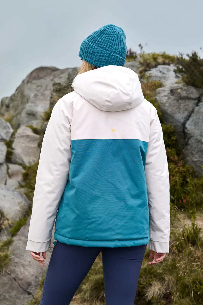 Acai Glacier Waterproof Jacket Womens in Wild Fern-2