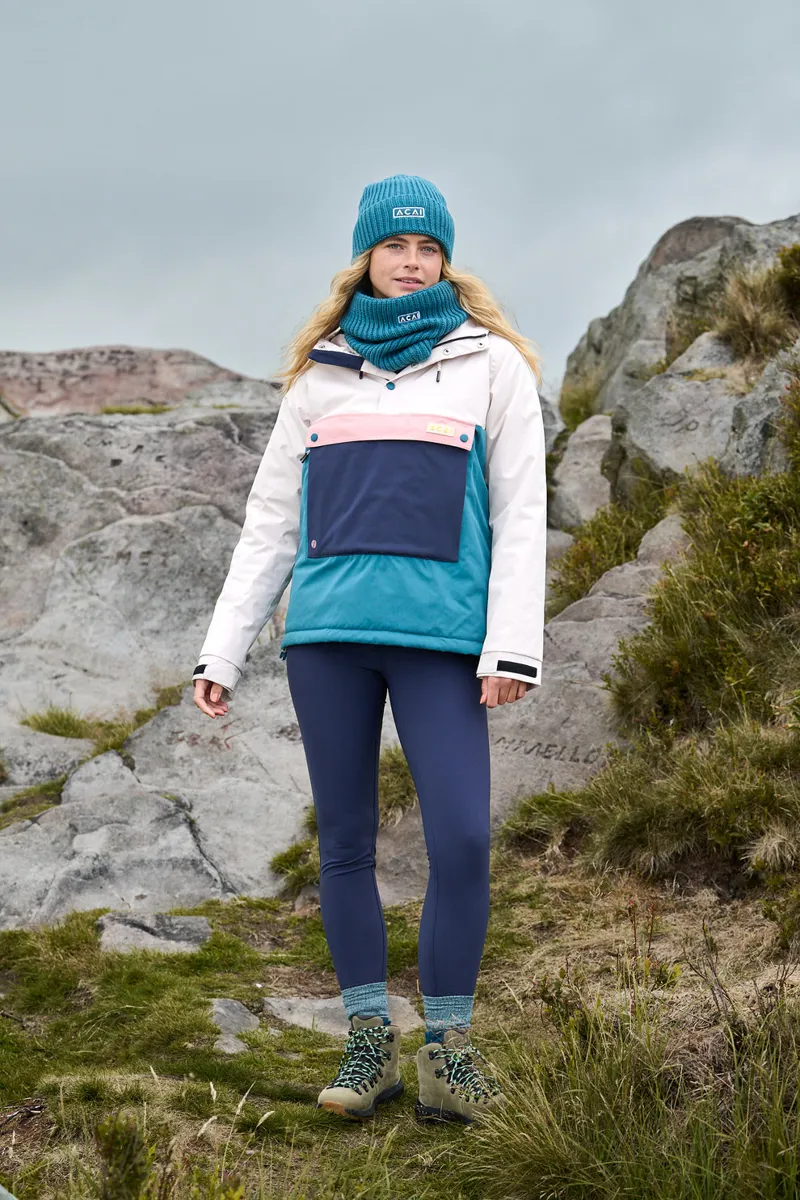 Acai Glacier Waterproof Jacket Womens in Wild Fern-6