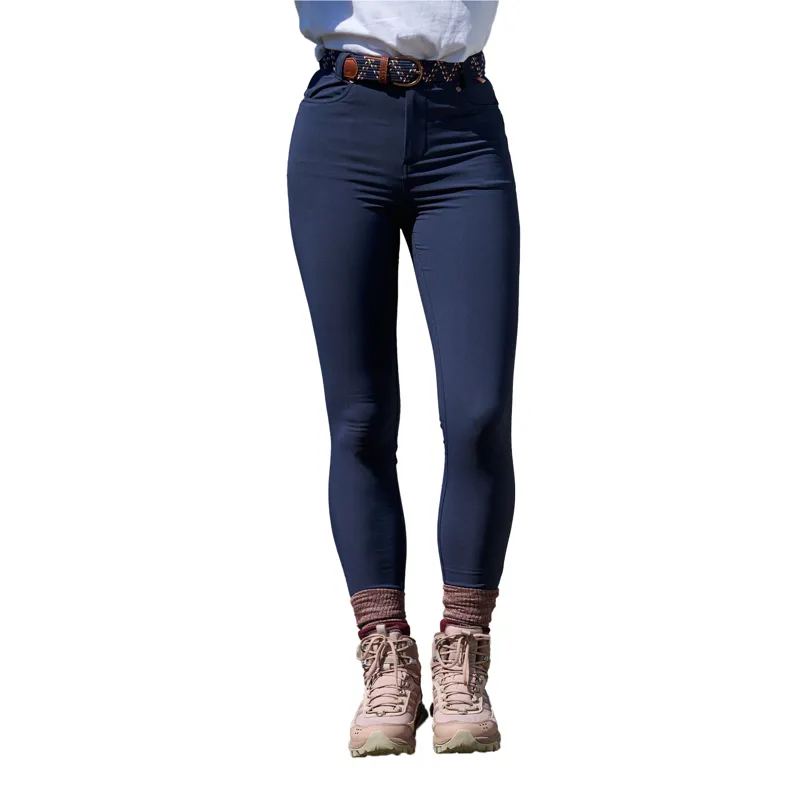 Acai MAX Stretch Skinny Trousers Womens in Deep Navy-13