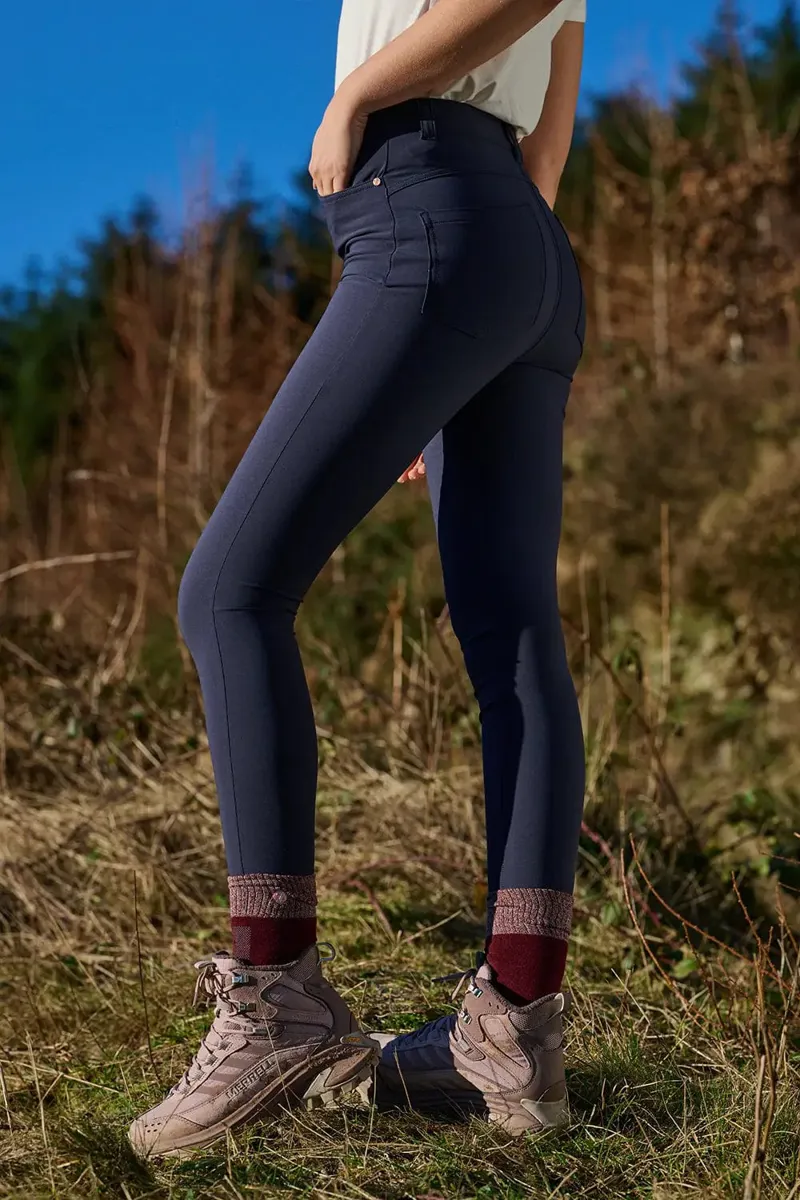 Acai MAX Stretch Skinny Trousers Womens in Deep Navy-9