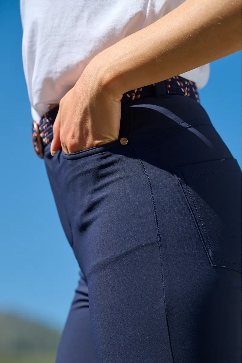 Acai MAX Stretch Skinny Trousers Womens in Deep Navy-5