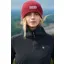 Acai Merino Wool Beanie Womens in Cabernet